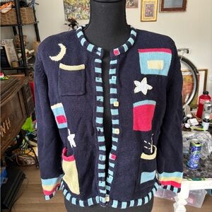 Colorful Patterned Cardigan